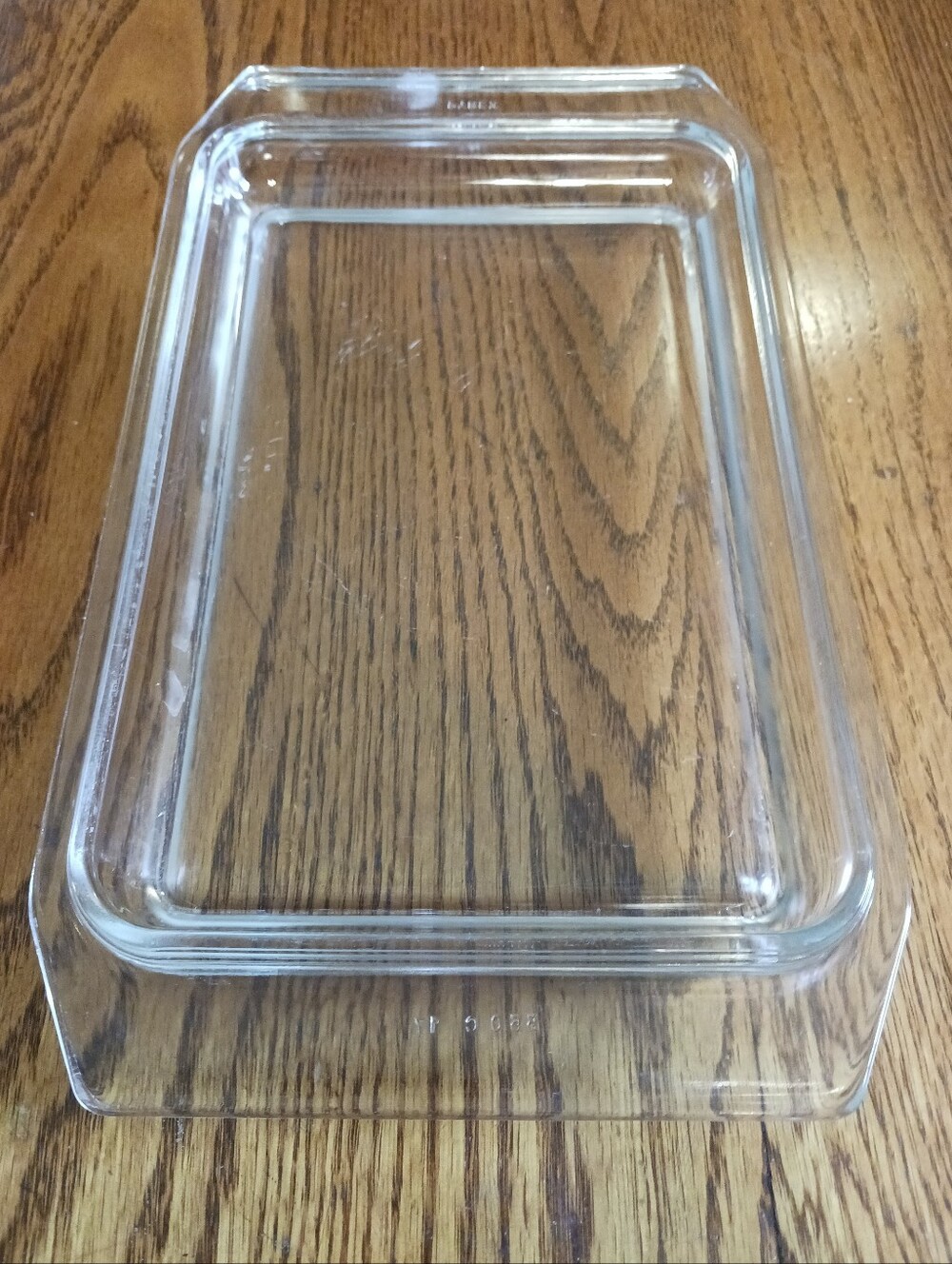 Vintage Pyrex 550-C Clear Glass Space Saver Lid